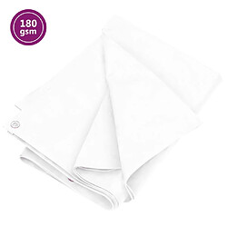 vidaXL Bâche 180 g/m² 3x4 m Blanc PEHD