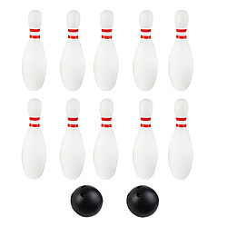 Avis 12 Pièces/ensemble Enfant En Bas âge Jeu De Bowling En Plein Air Interactif Apprentissage Jouet Cadeau 16cm