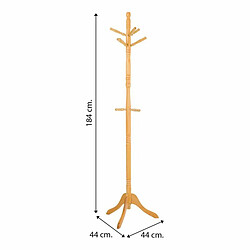 porte-manteaux Alexandra House Living Miel 44 x 184 x 44 cm pas cher