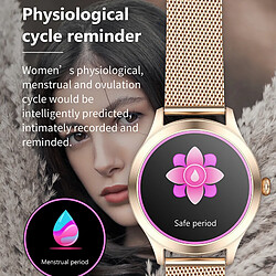 Avis Universal Smartwatch Femme Full Touch 240 * 240 IP68 Bracelet imperméable Surveillance du rythme cardiaque Surveillance du sommeil Smartwatch Femme | Smartwatch (Or)