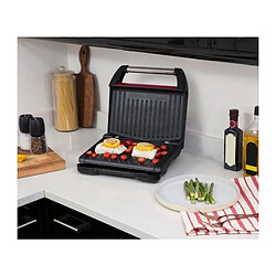 Acheter George Foreman 25040-56 Grill Barbecue Electrique 1650W Familial, Viande, Panini, Sandwich, Revetement Antiadhesif - Rouge