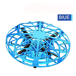 Universal Mini Drone UFO Flying Helicopter Spinner Fingertip Hand(Blue)