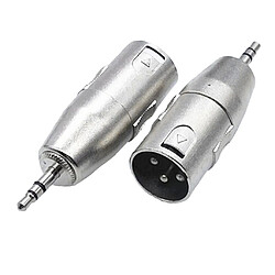 3.5mm À XLR Mâle Adaptateur Connecteur