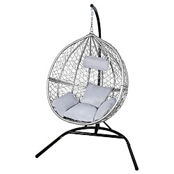 Monstershop Chaise Suspendue en Rodin Gris