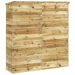 Acheter vidaXL Abri à outils de jardin 163x50x171 cm Bois de pin solide