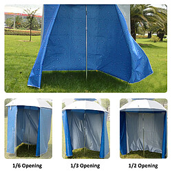 Avis Universal Pêche routière en tissu de parapluie, tablier universel résistant aux rayons ultraviolets 2m 2,2m tablier complet demi-tablier général(Bleu)