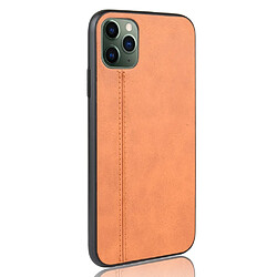 Avis Wewoo Coque Rigide Motif de peau de vache antichoc pour iPhone 11 Pro Skin PC + Housse + TPU Orange