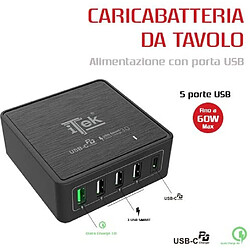 Acheter iTek ITSCT4UC60 Chargeur de téléphones Portables Intérieur Noir - Chargeurs de téléphones Portables (Intérieur, Secteur, 5 V, Noir)