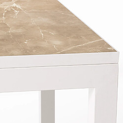 Ds Meubles Table Luxury 75x75 Noce BL pas cher