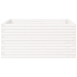 Acheter vidaXL Jardinière blanc 100x100x46 cm bois de pin massif