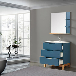 Acheter Wilsa Ensemble de salle de bain bleu 80 cm