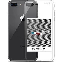 Caseink Coque arrière Apple iPhone 7/8 Plus (4.7 ) Gel HD [ Nouvelle Collection - Souple - Antichoc - Imprimé en France] Tu Vois ce que Je Vois