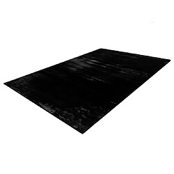 Acheter Lisa Design Joy - tapis rectangulaire - fausse fourrure - noir