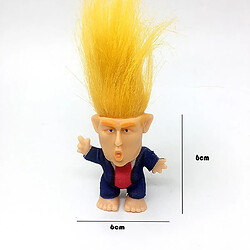 Poupée Troll à collectionner président Donald Trump-jouets sur pied 6cm