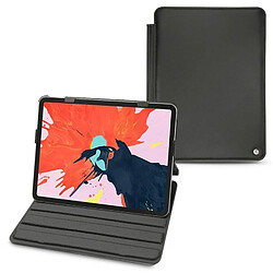 Housse cuir Apple iPad Pro 12.9' (2018) - Rabat horizontal - Noir ( Nappa / Black ) - NOREVE