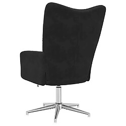 Acheter vidaXL Chaise de relaxation Noir Velours