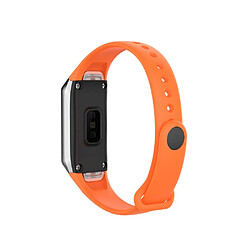 Avis Bracelet en silicone orange pour votre Samsung Gear Fit SM-R370