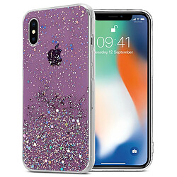 Cadorabo Etui iPhone X / XS en Violet Coque