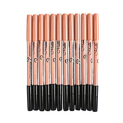 Avis 12 pièces 2 en 1 Crayon Eyeliner Crayon + Correcteur Crayon Outil Set Maquillage # 1