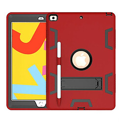 Universal Associable YH pour l'iPad 10.2 Couverture de protection des gouttes, boîtier de tablette tout compris, couverture de protection des chocs, rouge