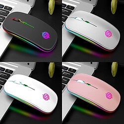 Yonis Souris RGB Sans Fil Bluetooth Haute Précision