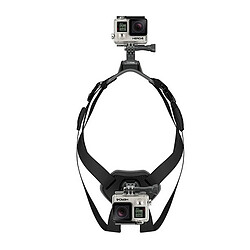 Wewoo Pour GoPro HERO6 / 43225 noir Session / 4 Session / 43163 + / 3/2/3, Xiaomi et autres caméras d'action Hound Chien Fetch Harnais réglable sangle poitrine ACH-426392 pas cher