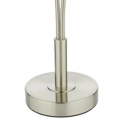 Acheter Lampe de Table à 2 Lumières Nickel Satiné Verre Givré