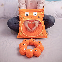 Acheter Universal Un sac de sourires collants, de petits sourires, de peluches, de cadeaux d'anniversaire et de Noël.(Orange)