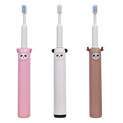 Universal Brosse à dents électrique pour enfants rechargeable USB (blanche)