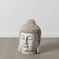 BigBuy Home Sculpture Buda Gris Ethnique 45,5 x 45,5 x 64 cm