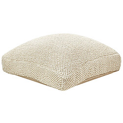 Beliani Coussin de sol JOARA Coton 70 cm 70 cm Beige