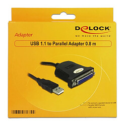 DeLOCK USB 1.1 parallel adapter USB 1.1 DB25 adaptateur et connecteur de câbles