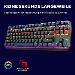 Acheter Trust GXT 834 Callaz TKL Mechanische Gaming Tastatur, QWERTZ-Layout - Schwarz