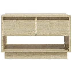 Acheter vidaXL Meuble TV chêne sonoma 70x41x44 cm bois d'ingénierie