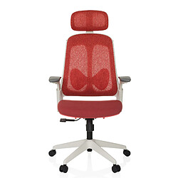 Chaise de bureau / chaise pivotante ARCEO WF tissu rouge hjh OFFICE