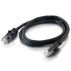 Cables To Go C2G Cat6a STP 0.5m câble de réseau 0,5 m Noir