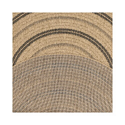 Avis Avril Paris Tapis extérieur rond - 160cm - naturel - 100% polypropylène résistant aux UV - 1400 gr/m2 - NOUR