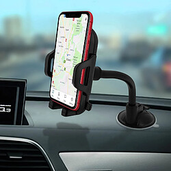 Avis Support Voiture Smartphone 47 à 95mm Fixation ventouse Rotatif 360° Forcell Noir