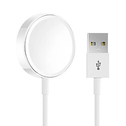 Avizar Câble Chargeur pour Apple Watch Charge Efficace et Sécurisée Longueur 1m Blanc