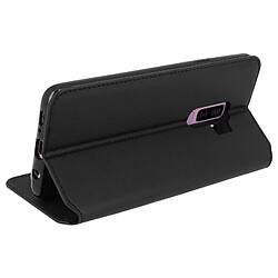 Avizar Etui Galaxy S9 Plus Housse folio Porte-carte Fonction Support Noir pas cher