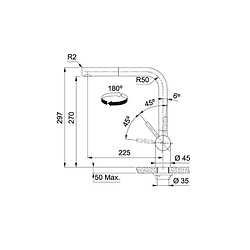 Mitigeur avec douchette inox - 444903 - FRANKE