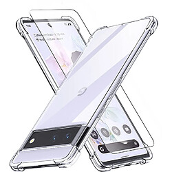 Coque Silicone Angles Renforces + Vitre Protection Ecran Pour Google Pixel 7 5G Little Boutik®