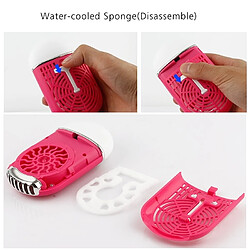 Wewoo Ventilateur électrique Magenta Portable Mini USB Chargeur Climatiseur Réfrigération Petit de poche pas cher