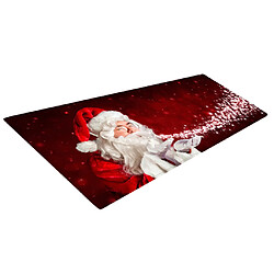 Tapis de sol à thème de Noël Tapis décoratif pour la salle de séjour C