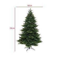 Mobili Rebecca Arbre De Noël Très Réaliste Pin Vert Sapin Epais 824 Branches 150 Cm