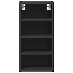 Avis vidaXL Armoire suspendue noir 30x29,5x60 cm bois d'ingénierie