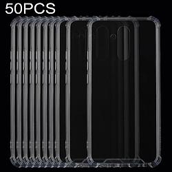 Wewoo Coque en TPU ultra-mince transparente 50 PCS 0.75mm pour HuMate 20 Lite