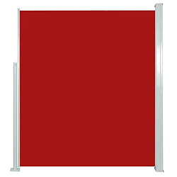 Maison Chic Auvent latéral rétractable de balcon | Store extérieur | Auvent solaire de patio 160x300 cm Rouge -GKD66620