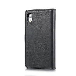 Avis Wewoo Housse Coque Etui en cuir Crazy Horse Texture Flip détachable magnétique pour iPhone XR, avec support et fentes pour cartes porte-monnaie (Noir)