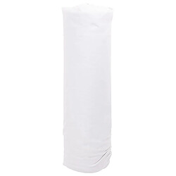 vidaXL Membrane géotextile blanc 1 x 150 m fibre de polyester